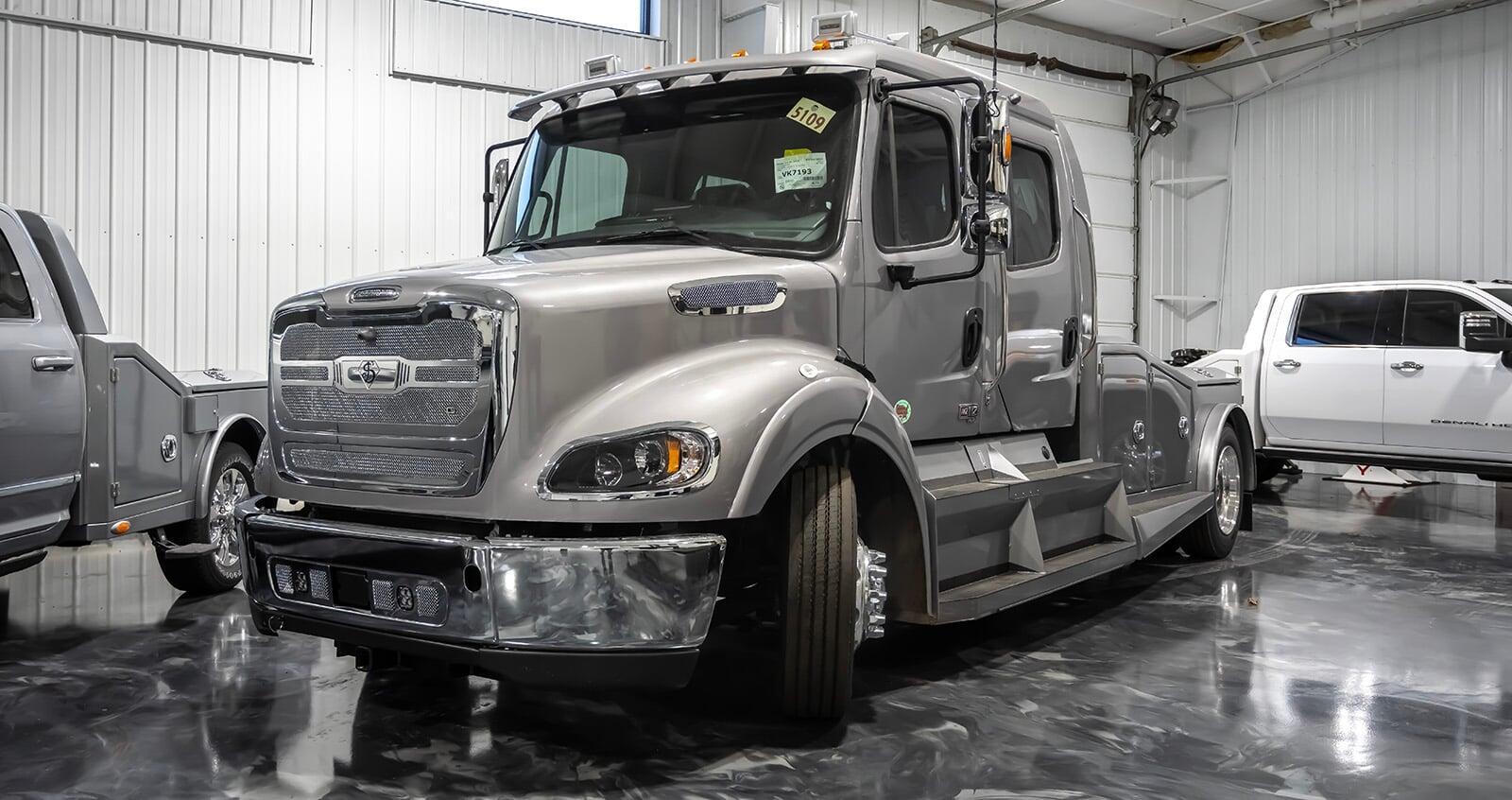 Freightliner M2 106 built by Luxe Trucks.